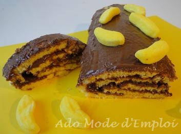 Roule Au Chocolat Praline Et Bonbons Bananes Ado Mode D Emploi